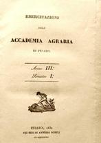 Anonimo. - Memorie dell’Accademia Agraria di Pesaro - 1832