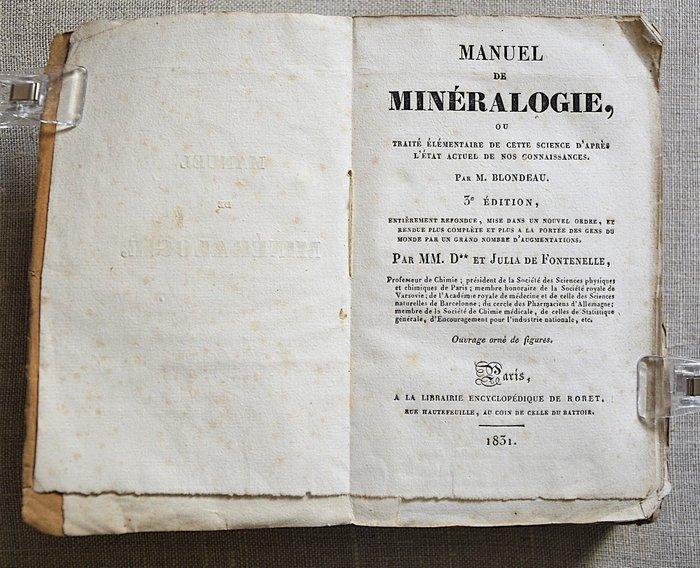 Charles Félix Blondeau - Manuel de minéralogie ou Traité, Antiek en Kunst, Antiek | Boeken en Bijbels