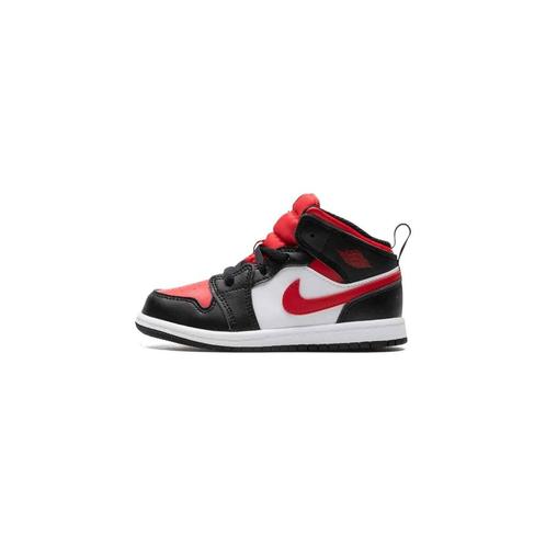 Air Jordan 1 Mid Bred Toe (TD) - Maat 21 EU, Kleding | Heren, Schoenen, Ophalen of Verzenden