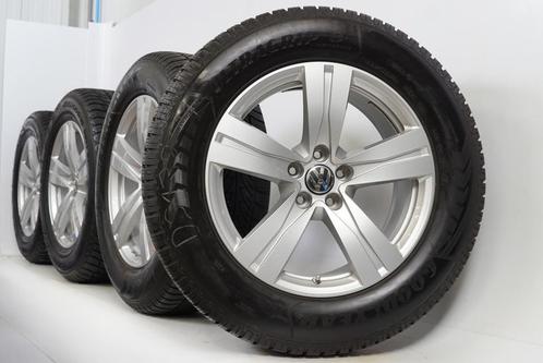 Audi Q7 TDI S-line 18 inch velgen + Winterbanden GoodYear NI, Auto-onderdelen, Banden en Velgen, Velg(en), Gebruikt, 18 inch, Winterbanden