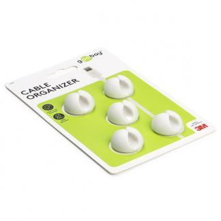 Kabelhouder | Goobay | 1 sleuf (5 stuks, Ø 7.8 mm, Wit), Doe-het-zelf en Verbouw, Elektra en Kabels, Nieuw, Verzenden
