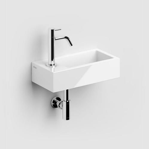 Fontein Clou Flush 3 36x18x9cm Keramiek Glans Wit (Met, Doe-het-zelf en Verbouw, Sanitair, Overige typen, Nieuw, Ophalen of Verzenden