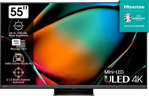 Hisense 55u8kqt 4k Uhd Hdr Mini Led Tv 55 Inch, Audio, Tv en Foto, Televisies, Nieuw, Ophalen of Verzenden