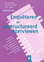 Enqueteren en gestructureerd interviewen Basisboek Baarda, Verzenden, Gelezen, Baarda