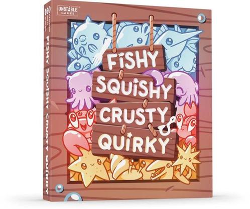 Fishy Squishy Crusty Quirky | Unstable Games - Kaartspellen, Hobby en Vrije tijd, Gezelschapsspellen | Kaartspellen, Nieuw, Verzenden