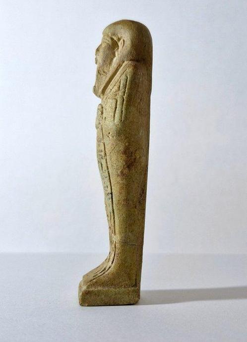 Oude Egypte, late periode Faience Shabti ingeschreven voor, Antiek en Kunst, Antiek | Overige Antiek