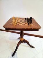 Schaaktafel (33) - Inlegpatroonaminetafel Biedermeier XXe