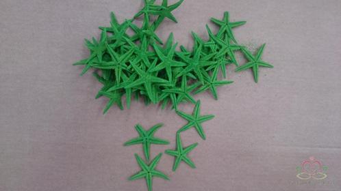 Zeesterren appelgroen, +/- 2 inch, 50 stuks, Hobby en Vrije tijd, Knutselen, Nieuw, Ophalen of Verzenden