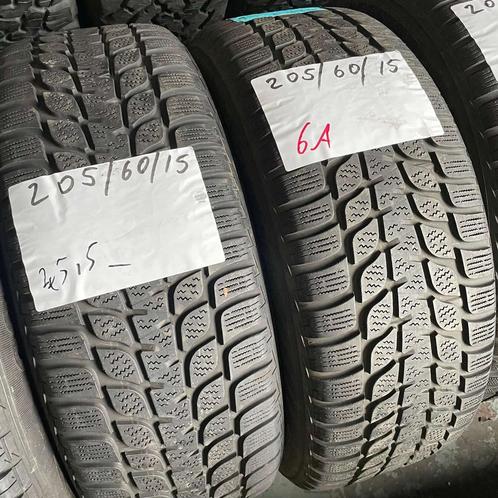 2 x Bridgestone Blizzak LM-25 205-60-15 Winterbanden 5,5mm, Auto-onderdelen, Banden en Velgen, 15 inch, Winterbanden, 205 mm, Personenwagen