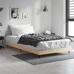 vidaXL Bedframe zonder matras hout sonoma eikenkleurig, Huis en Inrichting, 100 cm, Eenpersoons, Bruin, Verzenden