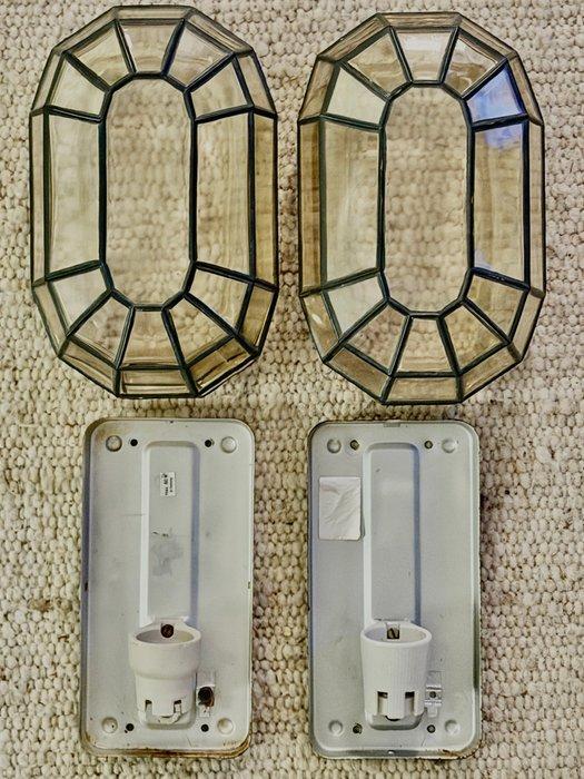 HP Heinrich Popp - Heinrich Popp - Lamp (2) - Kristal, IJzer, Antiek en Kunst, Curiosa en Brocante