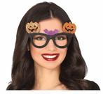 Halloween Bril Pompoen Glitter, Verzenden, Nieuw