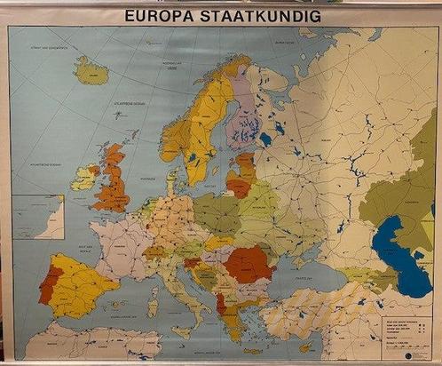 Klassikale kaart Europa Staatkundig, Boeken, Schoolboeken, Nieuw, Verzenden