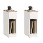 Set van 2 Smalle Nachtkastjes met Lade – Modern en Compact, Huis en Inrichting, Tafels | Sidetables, Verzenden, Nieuw