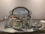 Koffieservies (12) - Empire - Verzilverd, Antiek en Kunst