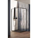 Douchecabine Lacus Vulcano Evo Helder Glas Zwart (alle, Ophalen of Verzenden, Nieuw, Douche