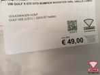 Vw golf 8 Gti GTD bumper rooster gril grille links, Ophalen, Gebruikt, Volkswagen, Bumper