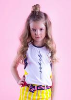 B.nosy - Shirt Wit Mouwloos, Kinderen en Baby's, Kinderkleding | Overige, Nieuw, Meisje, Ophalen of Verzenden, B.nosy