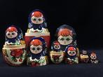 Russia Soviet Union Vintage Wooden Matryoshka Doll Statue -, Antiek en Kunst