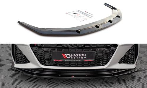 Voorspoiler V.2 Audi RS6 / RS7 C8 Maxton Glanzend Zwart, Auto-onderdelen, Carrosserie en Plaatwerk, Ophalen of Verzenden