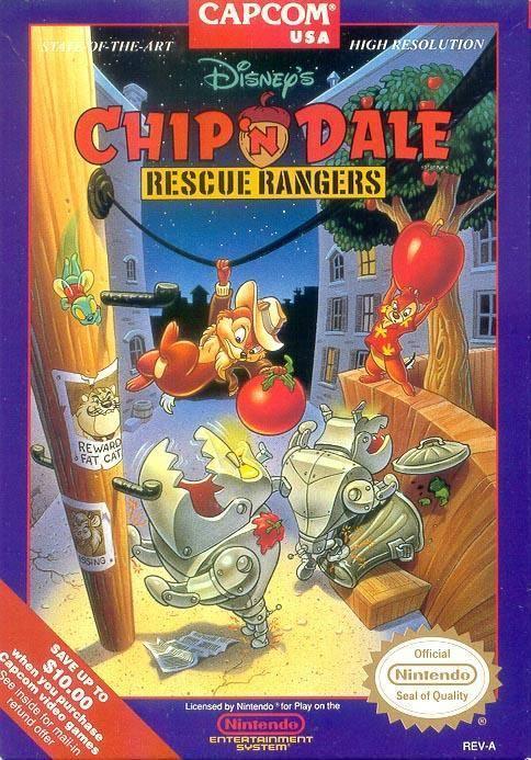 Chip N Dale Rescue Rangers-Standaard (NES) Gebruikt, Spelcomputers en Games, Games | Nintendo NES, Zo goed als nieuw, Ophalen of Verzenden