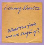 Lenny Kravitz – What The Fuck Are We Saying? / Stop Draggin, Ophalen of Verzenden, Nieuw in verpakking