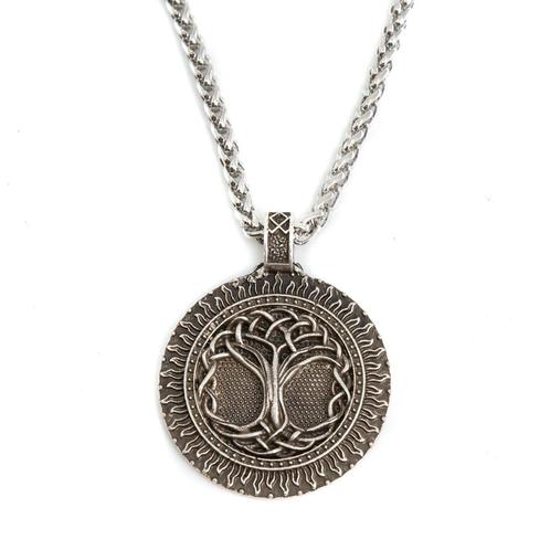 Viking Hanger Noorse Levensboom - Yggdrasil - gevlochten, Sieraden, Tassen en Uiterlijk, Kettingen, Nieuw, Verzenden