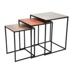 *WOONWINKEL* Kare Design Loft Square Vintage Bijzettafelset, Verzenden, Nieuw