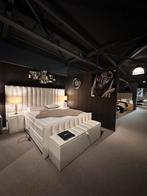 Boxspring Leonidas – Elektrisch verstelbaar in wit (180..., Huis en Inrichting, Ophalen, Overige materialen, Verstelbaar, Wit