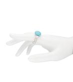 Chantecler - Ring - 18 karaat Witgoud Turquoise, Sieraden, Tassen en Uiterlijk, Ringen, Nieuw