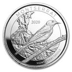 EC8 - Montserrat Oriole Bird 1 oz 2020 (25.000 oplage), Postzegels en Munten, Munten | Amerika, Verzenden, Midden-Amerika, Losse munt