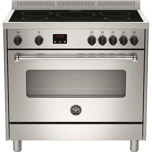 BERTAZZONI MAS95IMFEAXT Fornuis Inductiekookplaat zones2699, Witgoed en Apparatuur, Fornuizen, Vrijstaand, Nieuw, Energieklasse A of zuiniger
