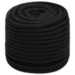 Werktouw 18 mm 100 m polyester zwart (Gereedschap), Nieuw, Verzenden