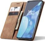 ProGuard OnePlus 9 Pro Wallet Hoesje Vintage Leder Beige, Telecommunicatie, Mobiele telefoons | Hoesjes en Frontjes | Overige merken