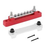 Stroomverdeelblok 6 vaks 150A zwart/rood - rood, Caravans en Kamperen, Ophalen of Verzenden, Nieuw