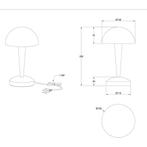 LED Tafellamp - Trion Candin - E14 Fitting - Warm Wit 3000K, Huis en Inrichting, Lampen | Tafellampen, Ophalen of Verzenden, Nieuw