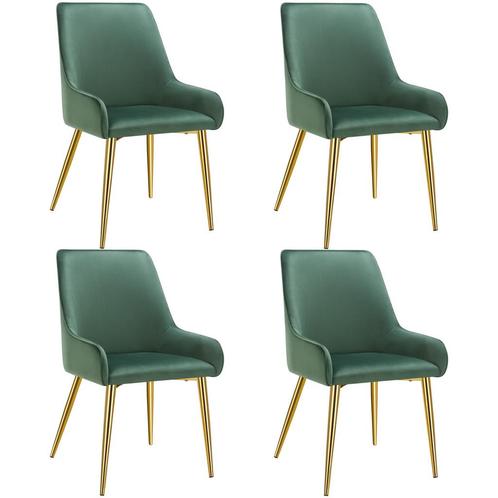 Eetkamerstoel Avane, fluweeloptiek, draagkracht 120 kg - gro, Huis en Inrichting, Stoelen, Verzenden