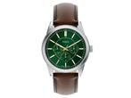 FOSSIL PEARSON - Polshorloge - 42 mm - Groene wijzerplaat -, Verzenden, Zo goed als nieuw