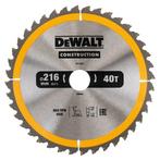 Dewalt Cirkelzaagblad DT1953-QZ Construction - 216 x 30 x, Nieuw, Ophalen of Verzenden