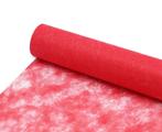 Decoratie Tafelloper Sizocloud Rood - Breedte 30 cm - m lang, Ophalen of Verzenden, Nieuw, Overige typen