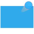 vidaXL Zwembadzeil rechthoekig 300 x 200 cm PE blauw, Tuin en Terras, Zwembad-toebehoren, Nieuw, Verzenden