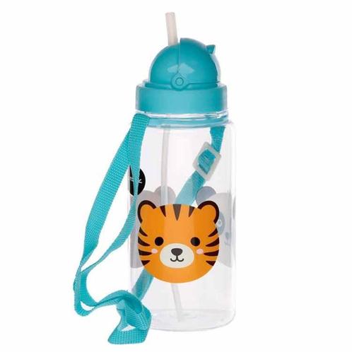 Drinkfles met rietje 450ml - Cutiemals NIEUW, Huis en Inrichting, Keuken | Servies, Nieuw, Ophalen of Verzenden