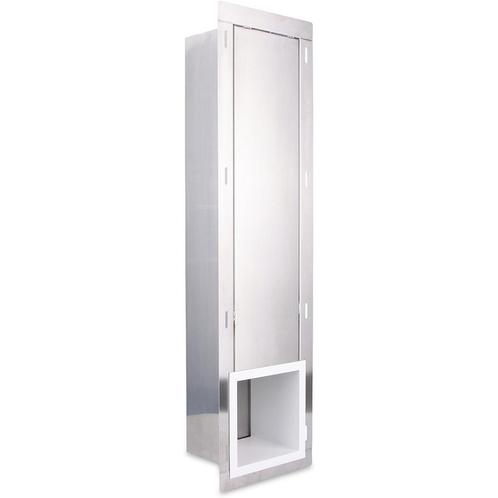 Inbouw Reserve Toiletrolhouder - Vitrea Rino - RVS - Mat Wit, Huis en Inrichting, Badkamer | Badtextiel en Accessoires, Nieuw