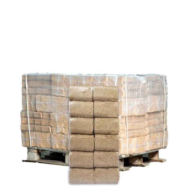 RUF briketten halve pallet 48 pakken x 10kg (480kg), Tuin en Terras, Haardhout, Blokken, Minder dan 3 m³, Overige houtsoorten