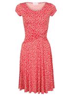 Jurk Dots Rood L (40), Kleding | Dames, Jurken, Verzenden, Nieuw