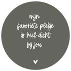 Zoedt - Muurcirkel wit met gedicht Kom binnen en geniet..., Verzenden, Nieuw