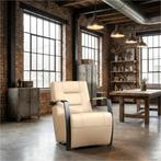 Leren fauteuil Magnificent - Toledo Mastic (taupe/bruin), Huis en Inrichting, Fauteuils, Nieuw, Ophalen of Verzenden, 50 tot 75 cm