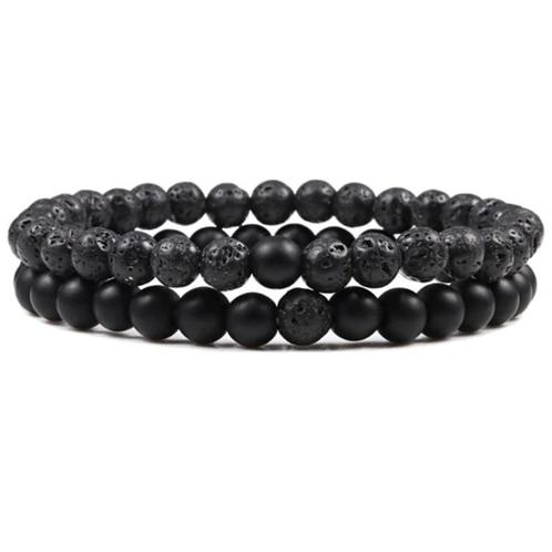 Fako Bijoux® - Dubbele Kralen Armband - 6mm - Twee, Sieraden, Tassen en Uiterlijk, Armbanden, Verzenden