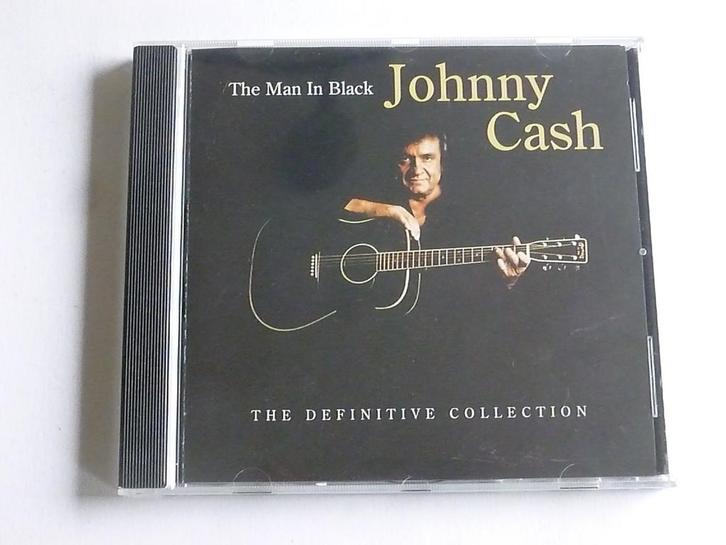 Johnny Cash - The Man in Black / The Definitive Collection, Cd's en Dvd's, Cd's | Country en Western, Zo goed als nieuw, Verzenden
