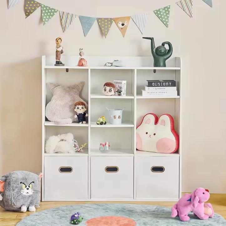 Boekenkast met 7 Vakken – Moderne Houten Kast en Organizer, Huis en Inrichting, Kasten | Boekenkasten, Nieuw, Verzenden